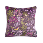 Songbird Velvet Plum Cushion 50 c 50cm